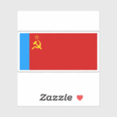 R.S.F.S.R.の国旗（1954年～1991年） シール (シート)