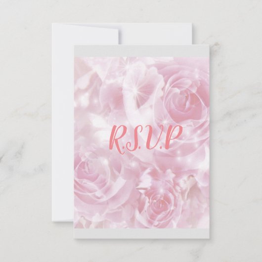 R.S.V.Pデザインバイビバリーズバタフライ 招待状 (正面)