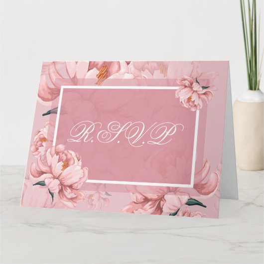 R.S.V.P折りたたみグリーティングカード カード (正面)