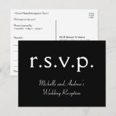 「r.s.v.p.」のクリーニング ポストカード (正面/裏面)