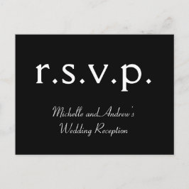 「r.s.v.p.」のクリーニング ポストカード