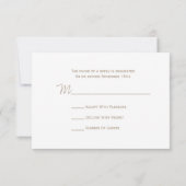 R.S.V.P.を結婚する麻ひもの地球 出欠カード (裏面)