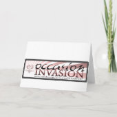 R.S.V.P. ：ピンクの花： 招待状 (裏面)