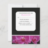 R.S.V.P. 5 x 7招待状のメニュー招待状付き 出欠カード (裏面)