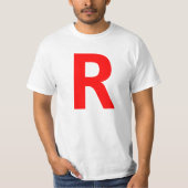 R Tシャツ (正面)