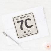 R.T.A. アクセスポイント7C インフラステッカー スクエアシール (封筒)