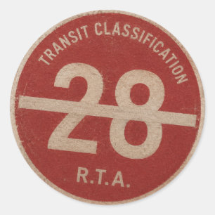 R.T.A.クラス28 立ち入り禁止区域 ラウンドシール