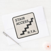 R.T.A. 階段アクセスインフラステッカー スクエアシール (封筒)
