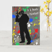 R Uは4ペイントボールを用意しますか。 カード (黄色い花)