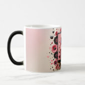 R Valentine Alphabet 3D モーフィングマグカップ (左)