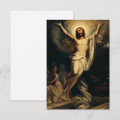R.W. Ekman’s Resurrection of Christ Holy Card サンキューカード (正面/裏面)