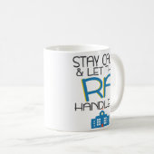 RAのある補助ハンドルをそれコーヒー・マグ許可して下さい コーヒーマグカップ (正面右)