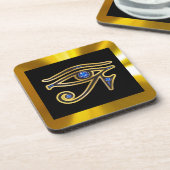 Raのサファイアアイ金ゴールドコルクコースター コースター (左側)