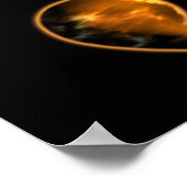 Raポスターの目 ポスター (角)