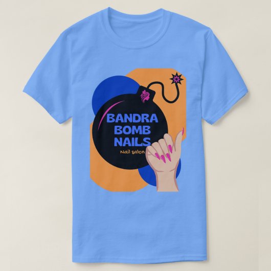 RA爆弾爪、 ネイル Tシャツ (デザイン正面)