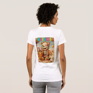 RA1DER5:「シュガーラッシュスケルトン」レトログラフィックT Tシャツ