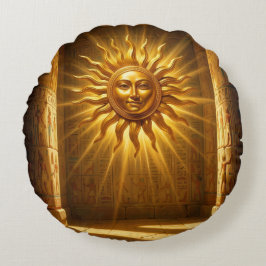 Ra – Ägyptischer Sonnengott´1 ラウンドクッション
