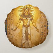 Ra – Ägyptischer Sonnengott´2 ラウンドクッション (裏面)