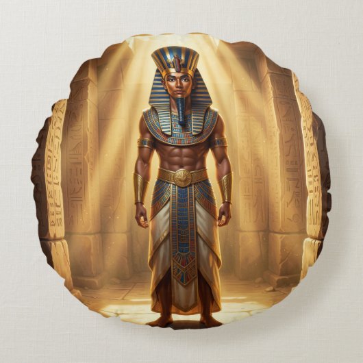 Ra – Ägyptischer Sonnengott´3 ラウンドクッション (正面)