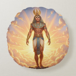 Ra – Ägyptischer Sonnengott´4 ラウンドクッション