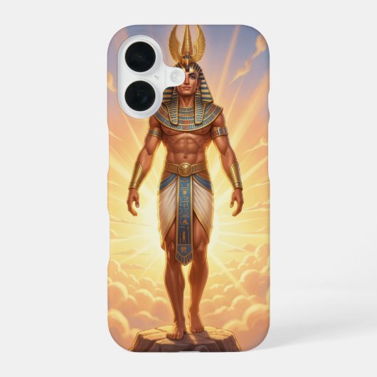 Ra – Ägyptischer Sonnengott´4 iPhone 16ケース (裏面)