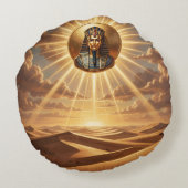 Ra – Ägyptischer Sonnengott´5 ラウンドクッション (裏面)