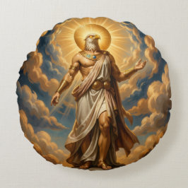 Ra – Egyptian Sun God ラウンドクッション