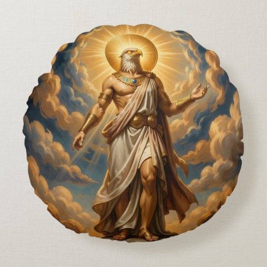 Ra – Egyptian Sun God ラウンドクッション (正面)