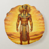 Ra – Egyptian Sun God´1 ラウンドクッション (裏面)