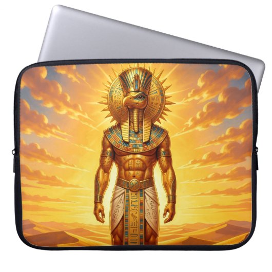 Ra – Egyptian Sun God´1 ラップトップスリーブ (正面)