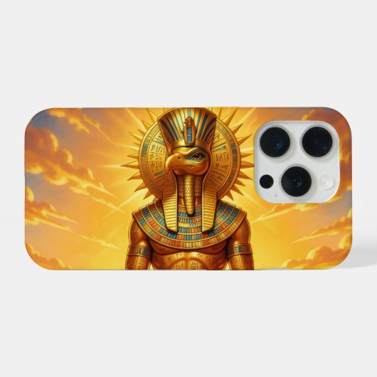 Ra – Egyptian Sun God´1 iPhoneケース (裏面横)