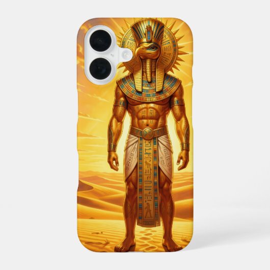 Ra – Egyptian Sun God´1 iPhone 16ケース (裏面)