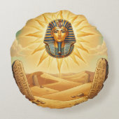 Ra – Egyptian Sun God´2 ラウンドクッション (裏面)