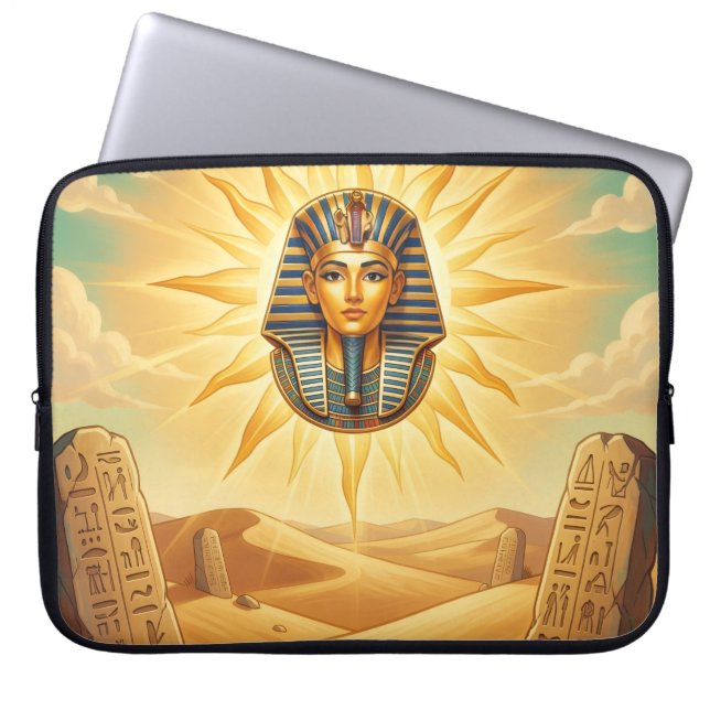 Ra – Egyptian Sun God´2 ラップトップスリーブ (正面)
