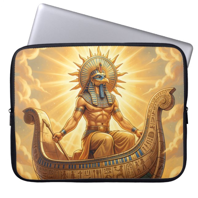 Ra – Egyptian Sun God´3´ ラップトップスリーブ (正面)