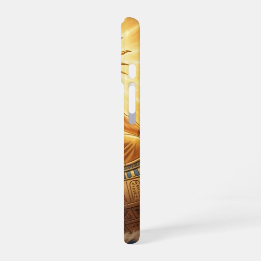 Ra – Egyptian Sun God´3´ iPhone 16ケース (左側面)