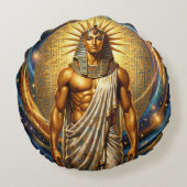 Ra – Egyptian Sun God´4 ラウンドクッション (裏面)
