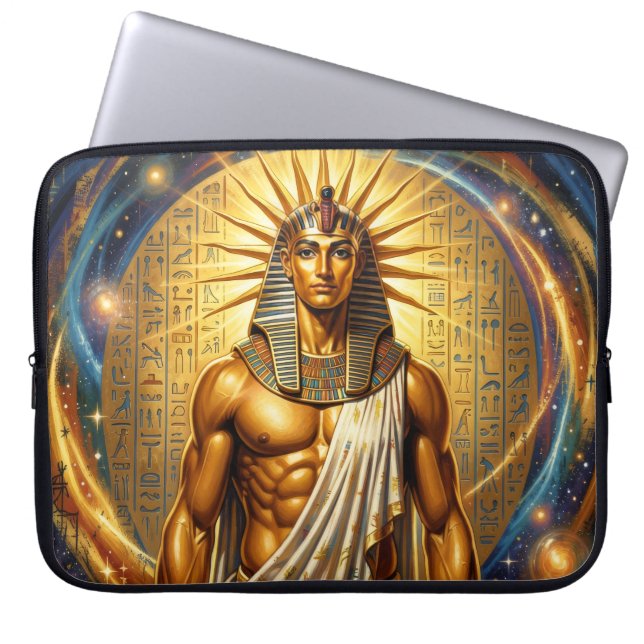 Ra – Egyptian Sun God´4 ラップトップスリーブ (正面)