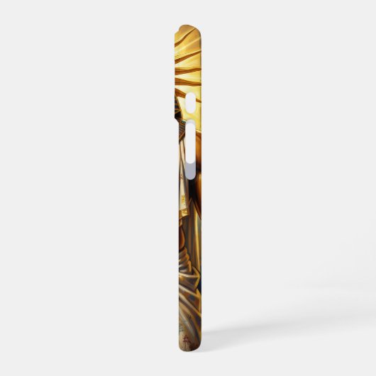 Ra – Egyptian Sun God´4 iPhone 16ケース (左側面)