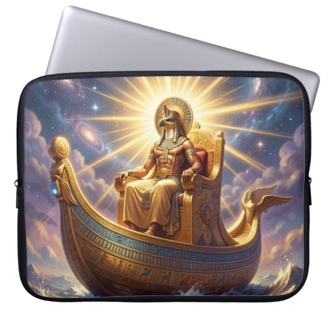 Ra – Egyptian Sun God´5 ラップトップスリーブ (正面)