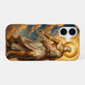 Ra – Egyptian Sun God iPhone 16ケース (裏面横)