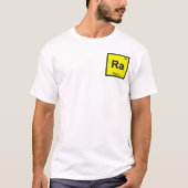 Ra - Radium Chemistry周期表記号 Tシャツ (正面)