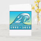 RAA20周年スワッグ カード (黄色い花)