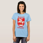 Raahe (Brahestad), Finland (Suomi) Tシャツ (正面フル)