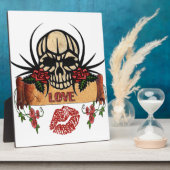 RABロカビリースカルバララブリップスティック フォトプラーク (側面)