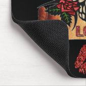 RABロカビリースカルバララブリップスティック マウスパッド (コーナー)