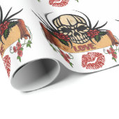 RABロカビリースカルバララブリップスティック ラッピングペーパー (ロールコーナー)