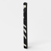 RABロカビリーゼブラプリント白黒 Case-Mate iPhoneケース (裏面/左)