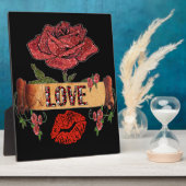 RABロカビリーバララブ&リップスティック フォトプラーク (側面)