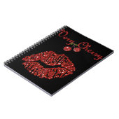 RABロカビリーブリーさくらんぼキス ノートブック (左側)